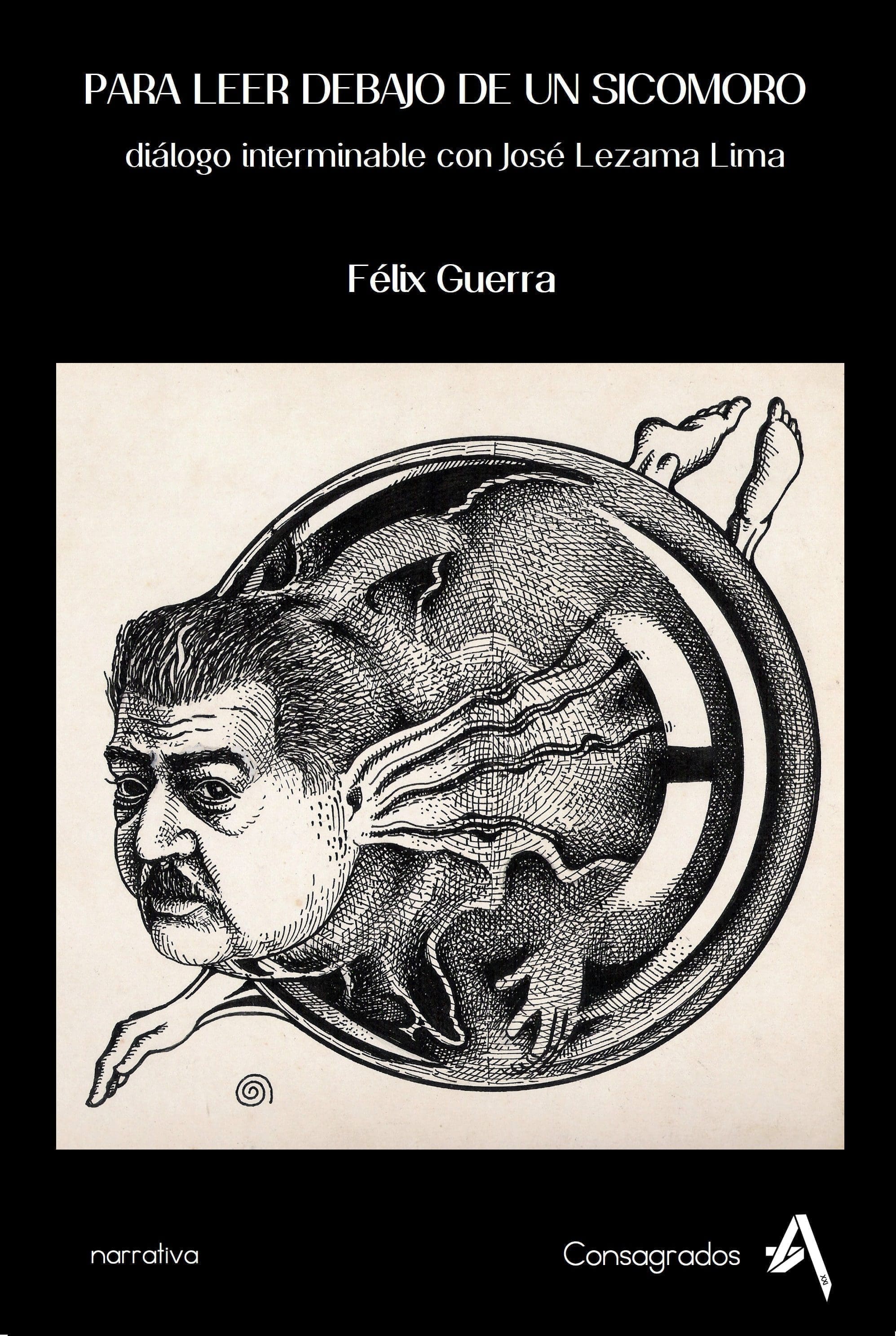 Portada de Para leer debajo de un sicomoro, entrevistas a José Lezama Lima por Félix Guerra