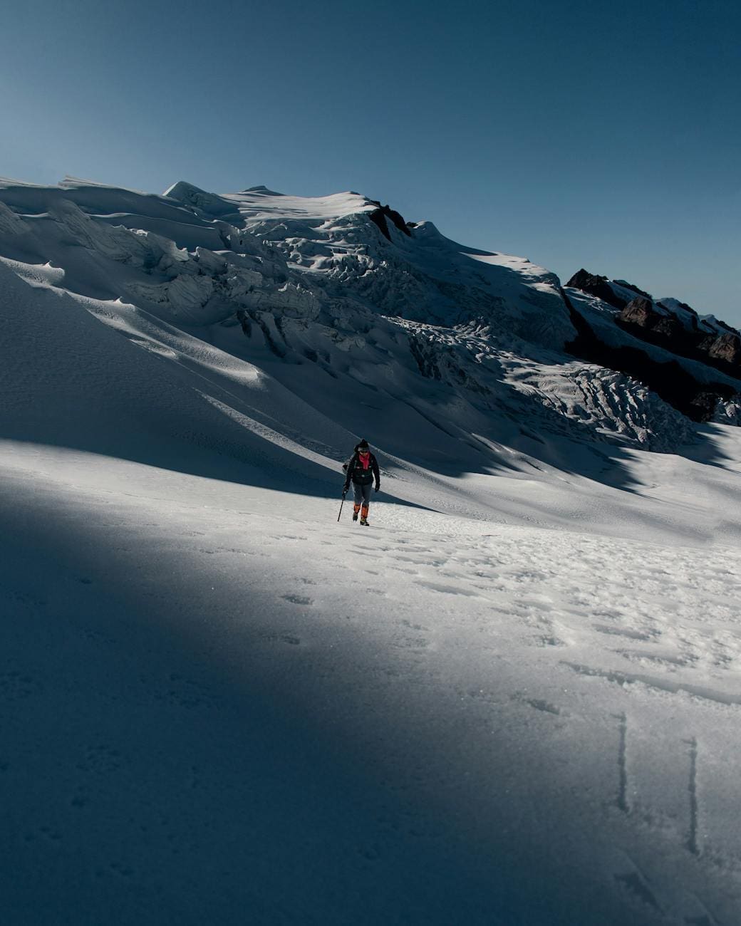 hiking in mountains