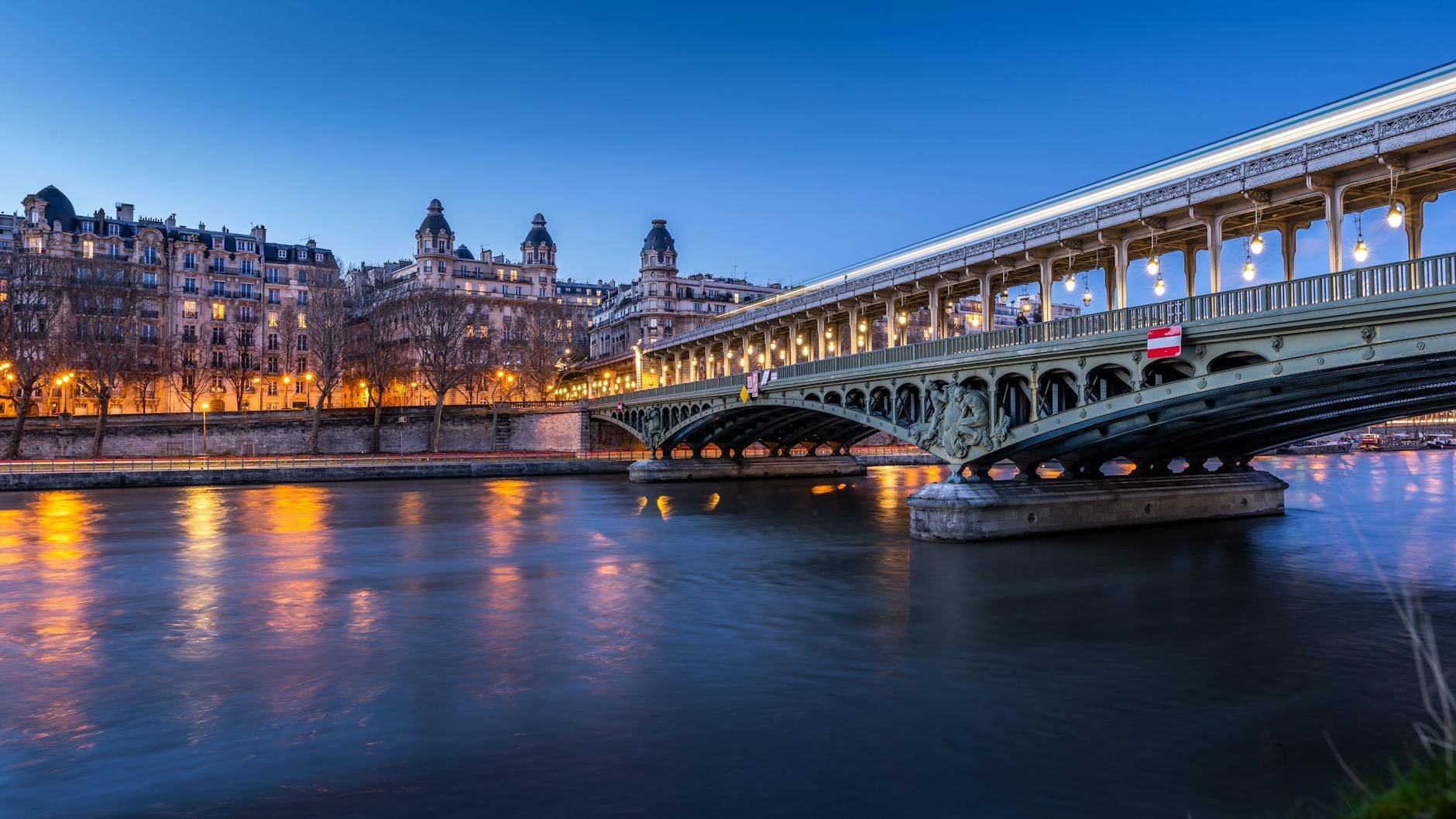 scenic photo of bridge during dawn