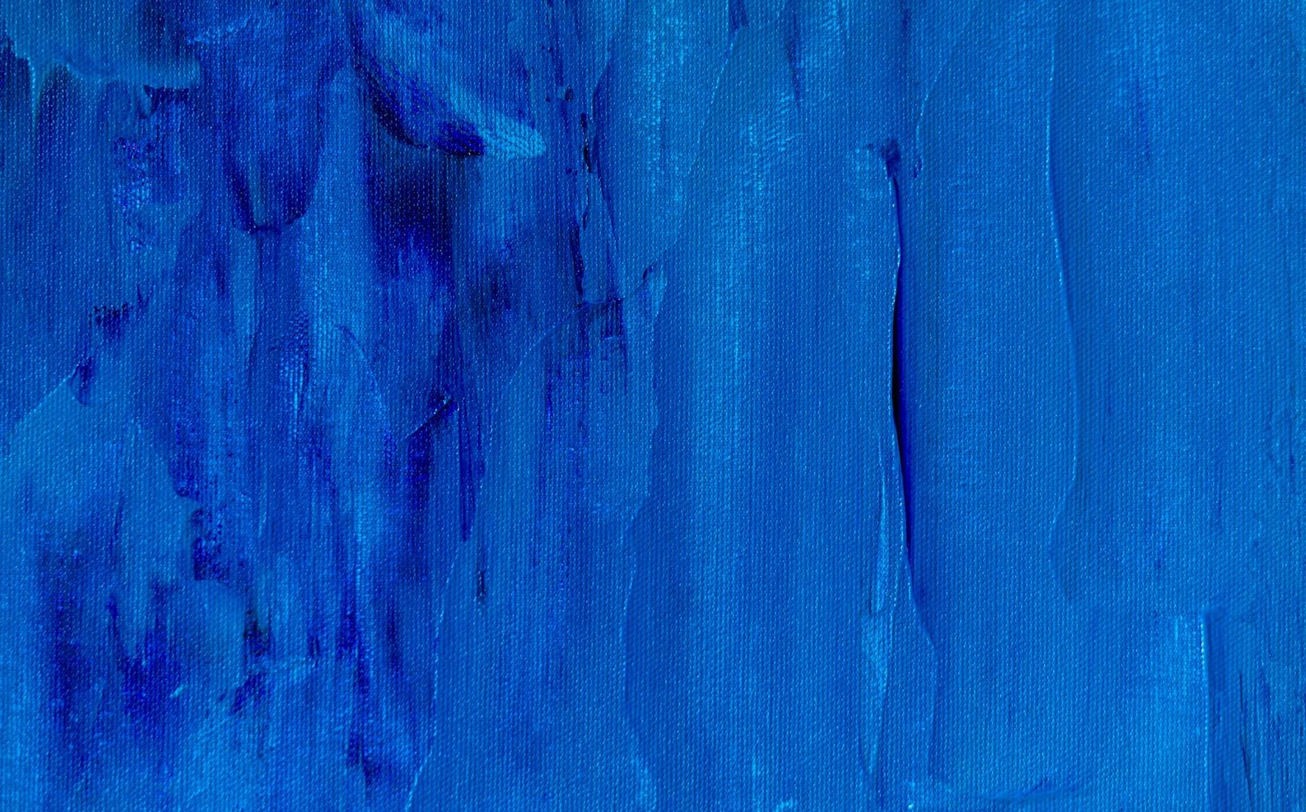 blue abstract painting