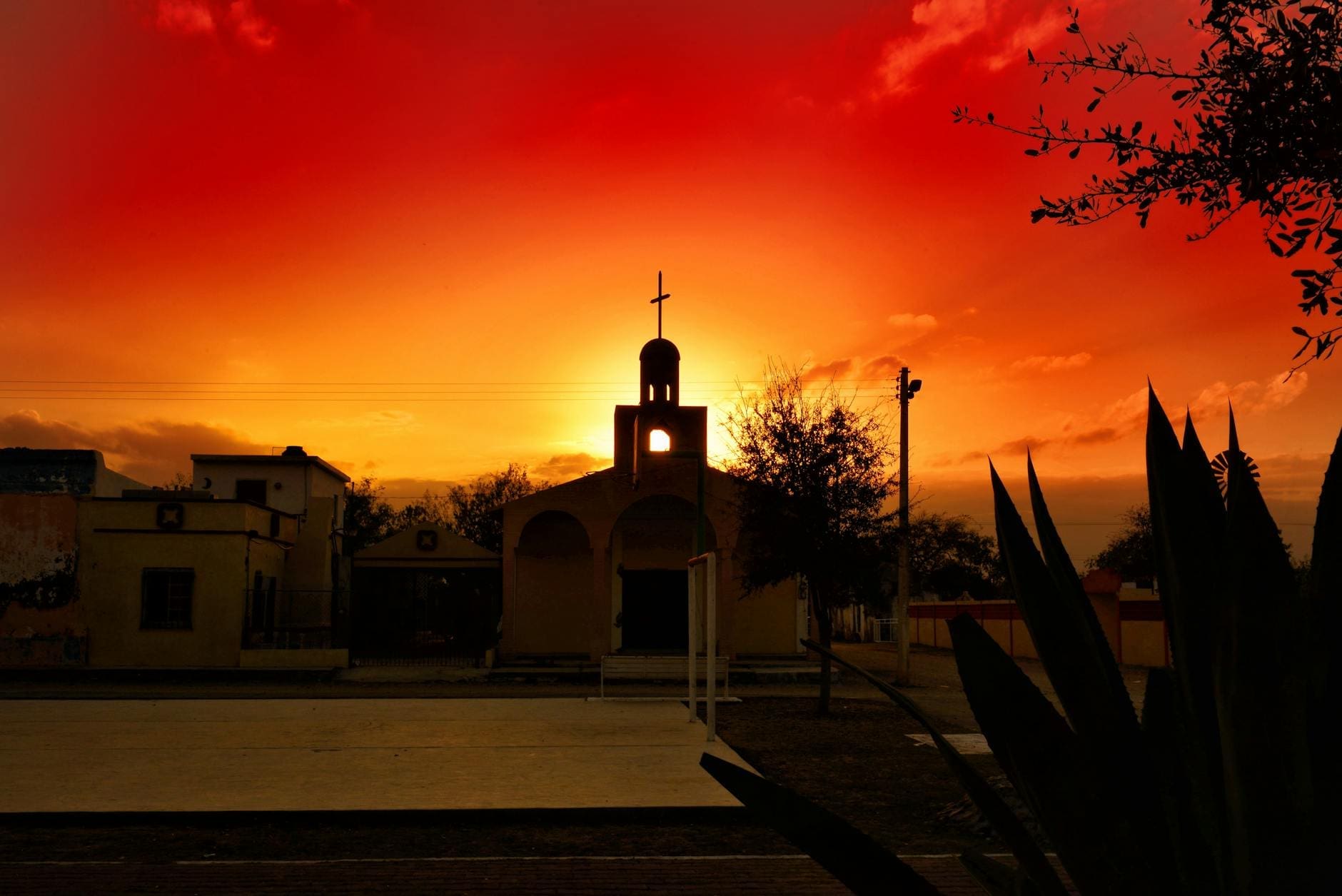 orange sunset